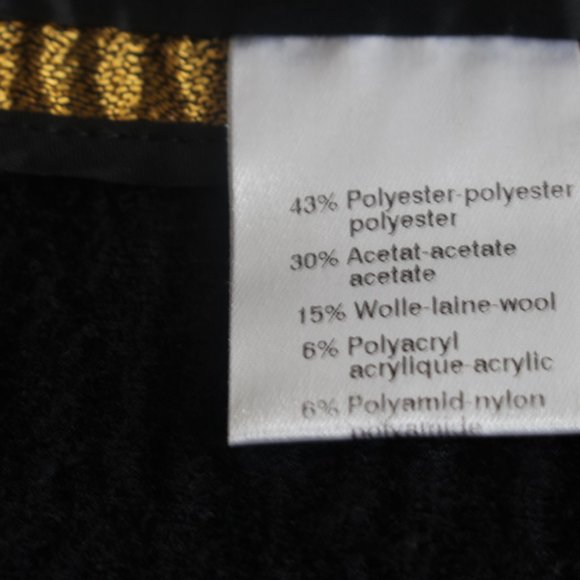 Akris punto blazer jacket‎ gold textured Sz 6 - Picture 9 of 11